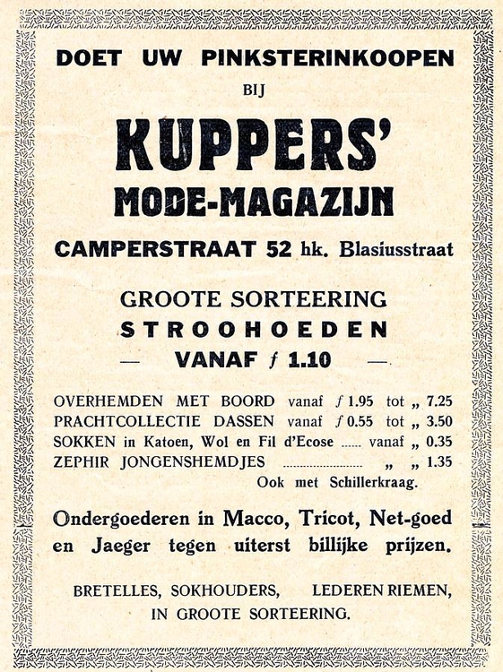 Camperstraat 52 - 1926  