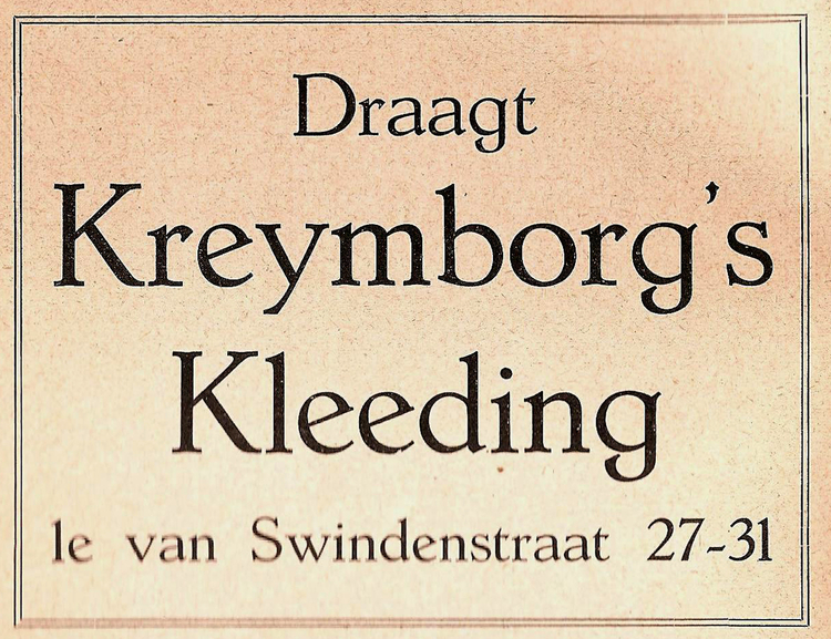 1e van Swindenstraat 27 - 31 - 1926  