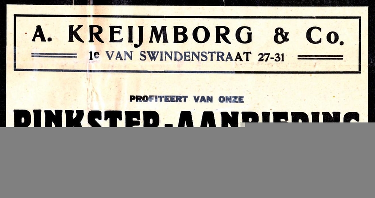 1e van Swindenstraat 27-31  - 1926  