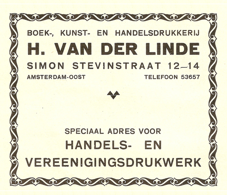 Simon Stevinstraat 12-14 - 1931  