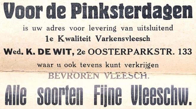 2e Oosterparkstraat 133 - 1926  
