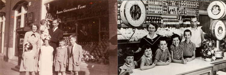Pretoriusstraat 69 - 1951 en 1955 .<br />Foto: fam. Roose 