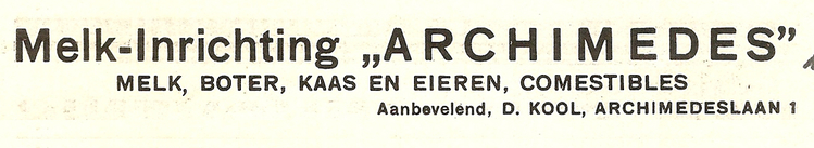 Archimedeslaan 01 - 1931  