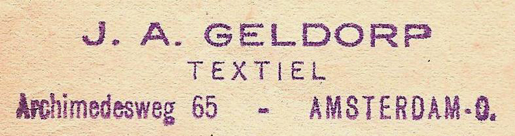 Archimedesweg 65  - 1952  