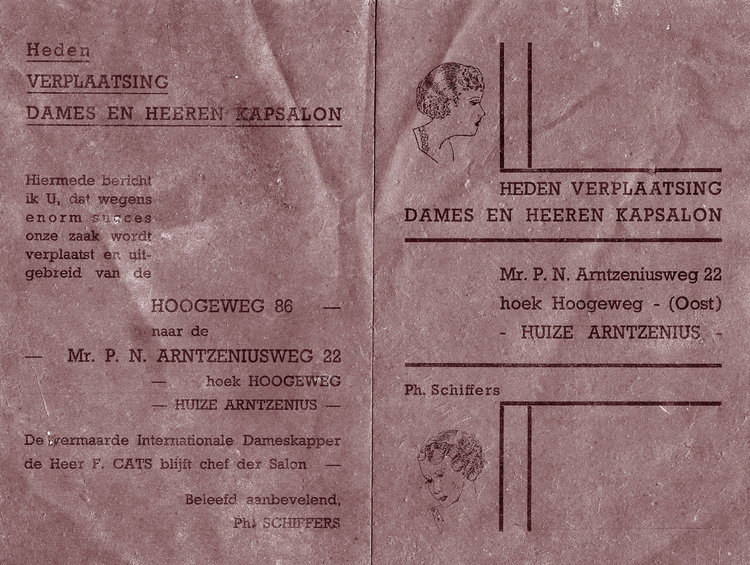 Arntzeniusweg 22 - 1938  