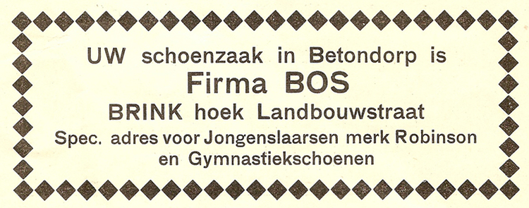 Hoek Brink - Landbouwstraat 55 - 1929  