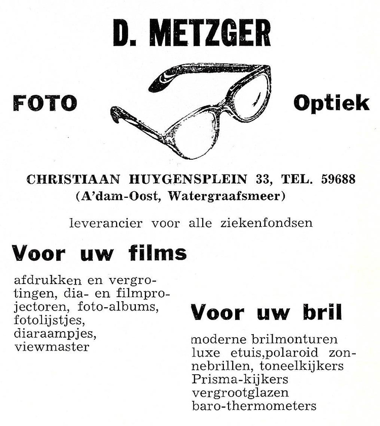 Chr. Huygensplein 33 - 1970 .<br />Bron: Bijlmer Courant 