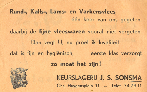 Christiaan Huygensplein 11 - ± 1960  