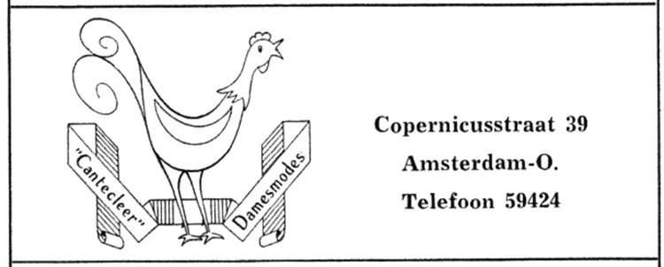 Copernicusstraat 39 - 1958  