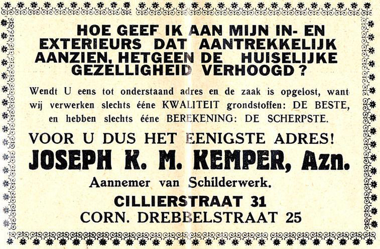 Corn. Drebbelstraat 25 - 1926  