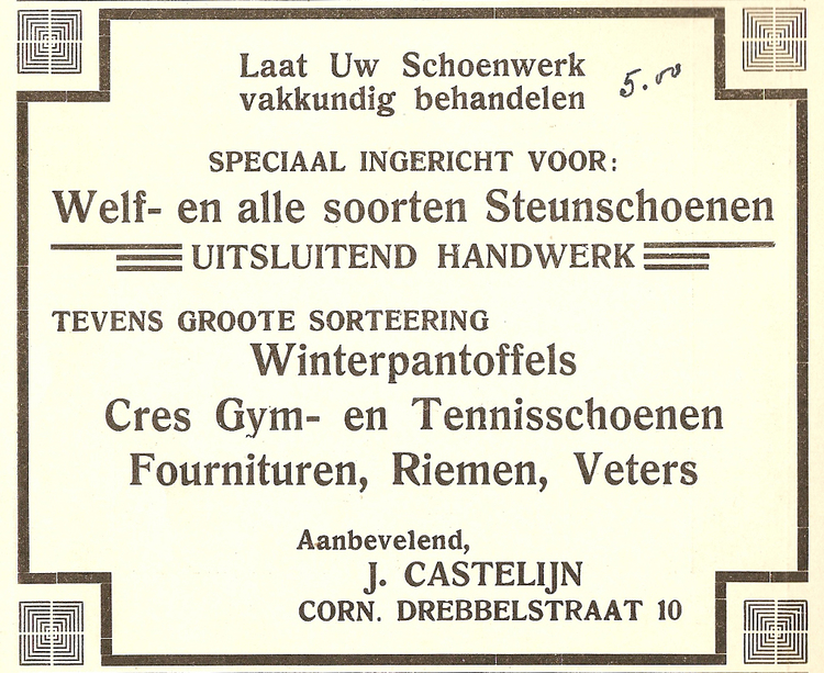 Cornelis Drebbelstraat 10 - 1931  