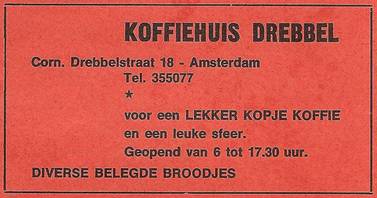 Cornelis Drebbelstraat 18 - 1973  