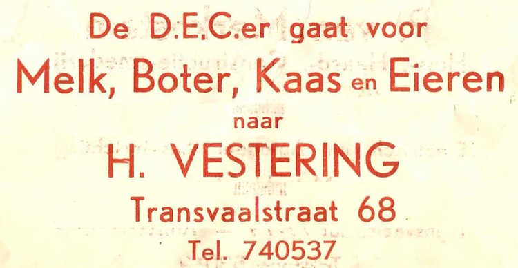 Transvaalstraat 68 - 1954  