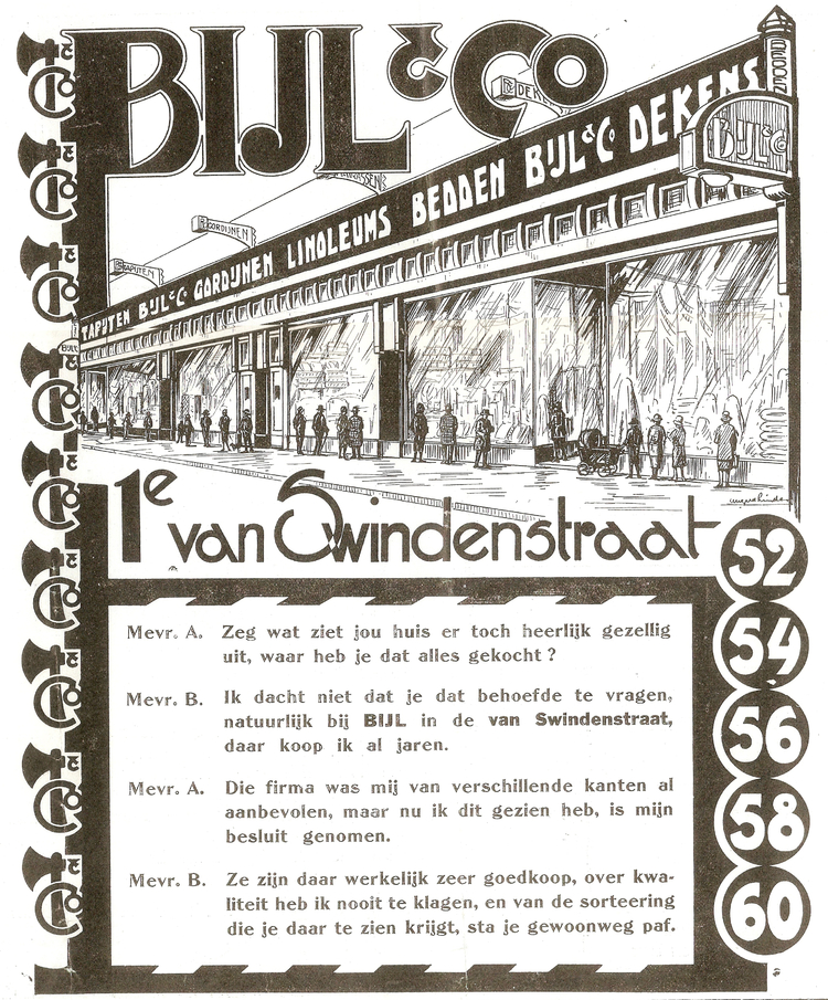 Eerste van Swindenstraat 52 - 60 - 1929  