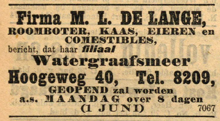 Hoogeweg 40 -  1908  