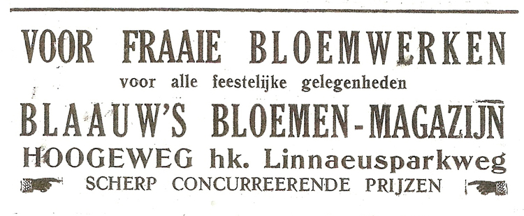Hoogeweg 46 - 1929  