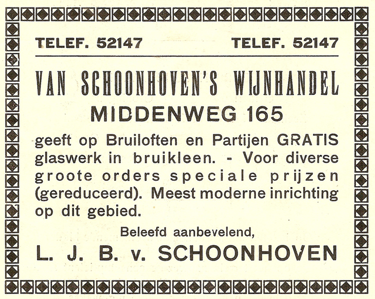 Middenweg 165 - 1929  