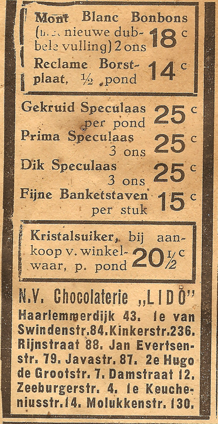 Molukkenstraat 130 - 1938  