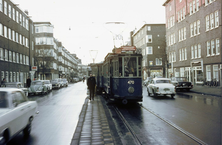 Molukkenstraat  146 (links met Colabord)  - 1966 .<br />Foto: Beeldbank Amsterdam 