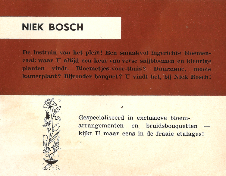 Christiaan Huygensplein 12 - ± 1960 .<br />Bron: Ellen Bosch 