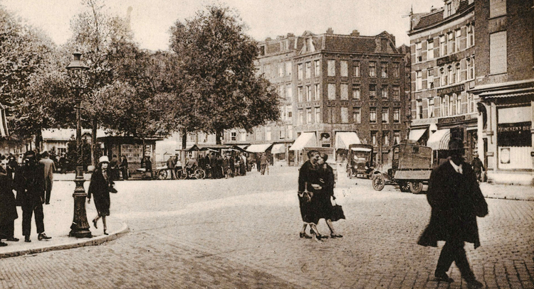 Dapperplein - 1930 .<br />Foto: Beeldbank Amsterdam 