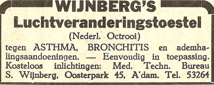 Oosterpark 45 - 1935  