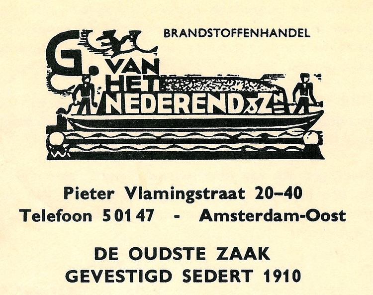 Pieter Vlaningstraat 20 - 40 - ± 1950  