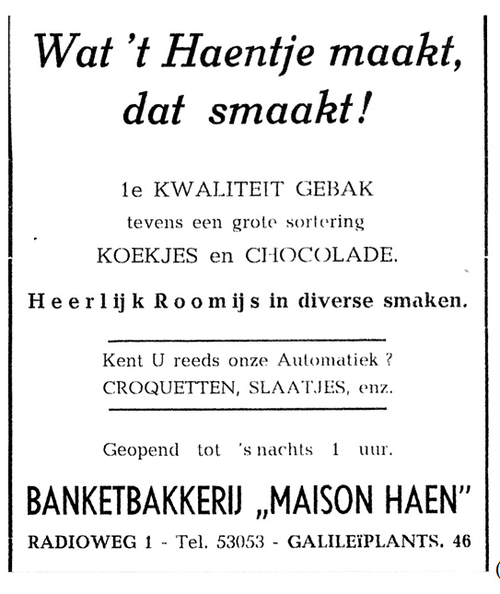 Radioweg 01 - 1955 .<br />Bron: Jan van Deudekom 