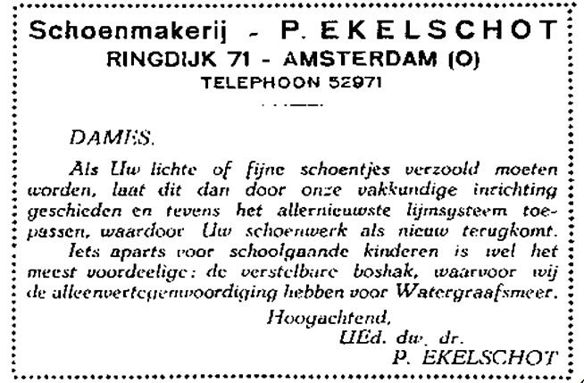 Ringdijk 71 - 1928 .<br />Bron: Jan van Deudekom 