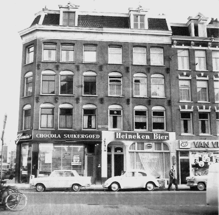 1e van Swindenstraat 66 hoek Dapperstraat  Cafe Gruno - 1963 .<br />Foto: John Haen 