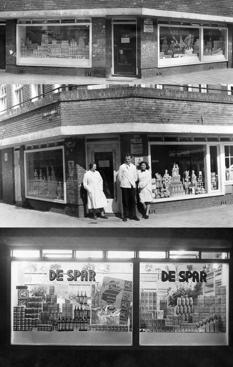 President Brandstraat 15 Sparwinkel - 1950/1952 .<br />Foto's: Piet Joon 