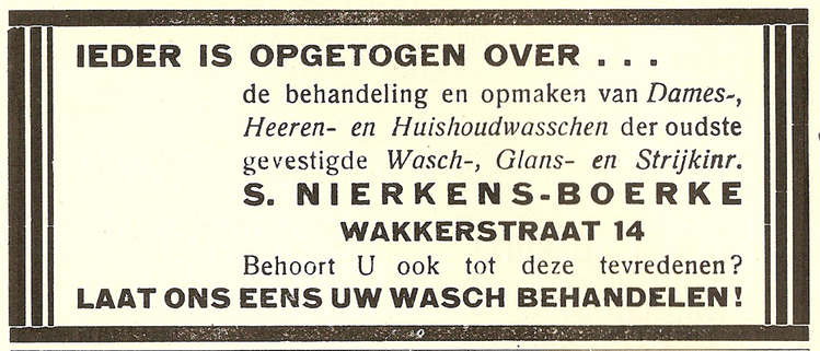 Wakkerstraat 14 - 1931  